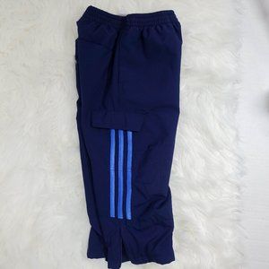 🛍Adidas boys navy windbreaker with blue stripes